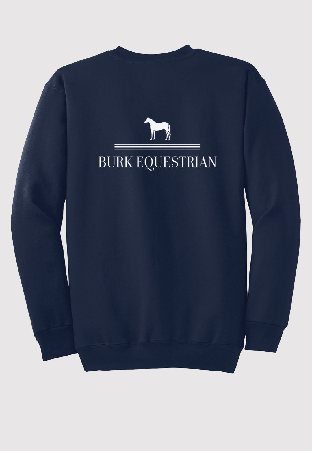 Burk Equestrian Port & Company® Essential Fleece Crewneck Sweatshirt - Adult (unisex)/Youth Sizes, 2 Color Options