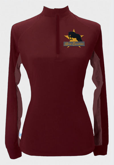 Barre Equestrian IAH Custom Solid Sun Shirt, Adult Sizes + Youth Sizes, 2 Color Options