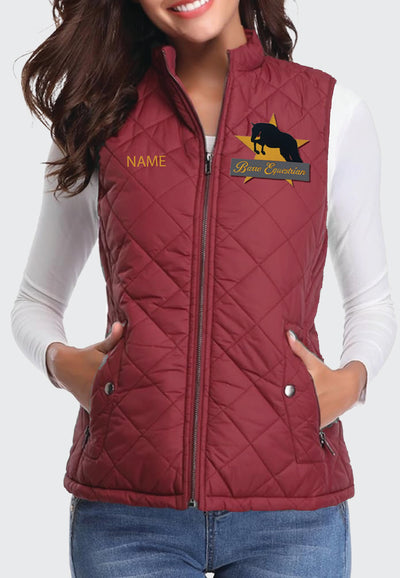 Barre Equestrian Fuinloth Women's Quilted Vest, 2 Color Options