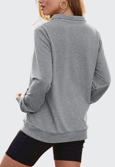 Barre Equestrian BTFBM Ladies Quilted 1/4 Zip Sweatshirt, 3 Color Options