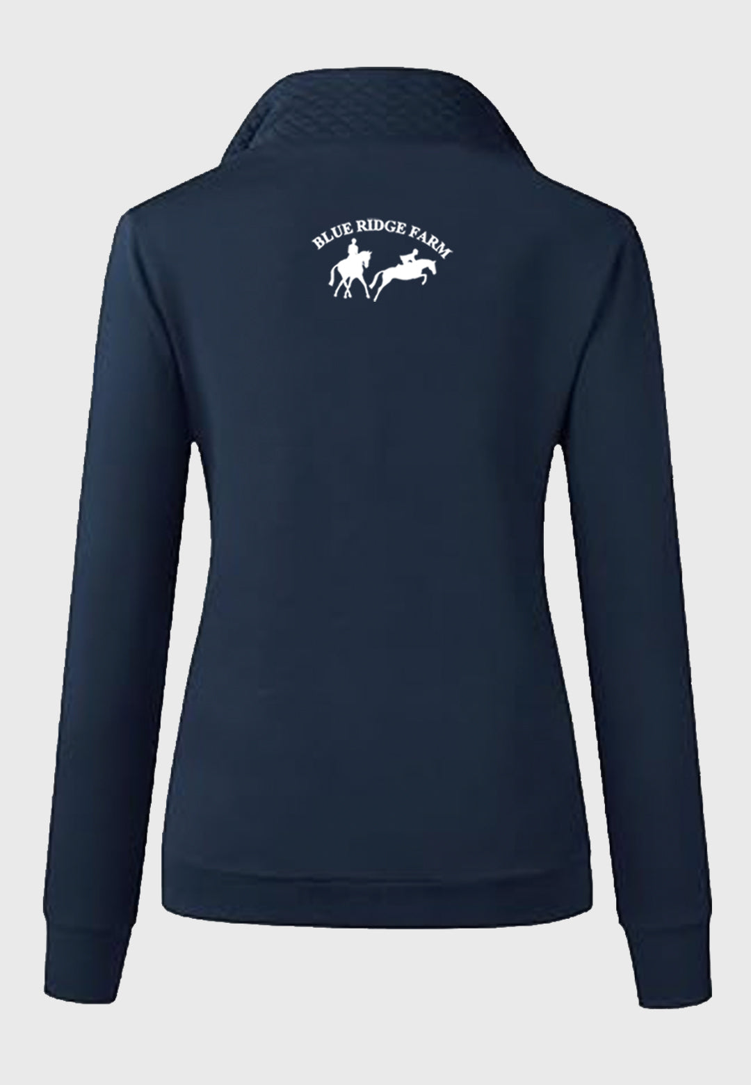 Blue Ridge Farm BTFBM Ladies Quilted 1/4 Zip Sweatshirt, 2 Color Options