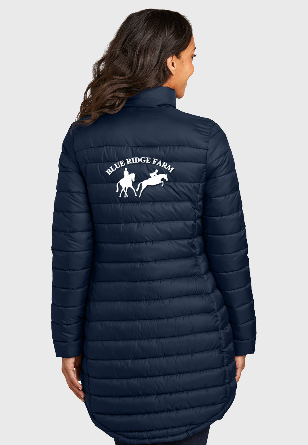Blue Ridge Farm Port Authority® Ladies Horizon Puffy Long Jacket