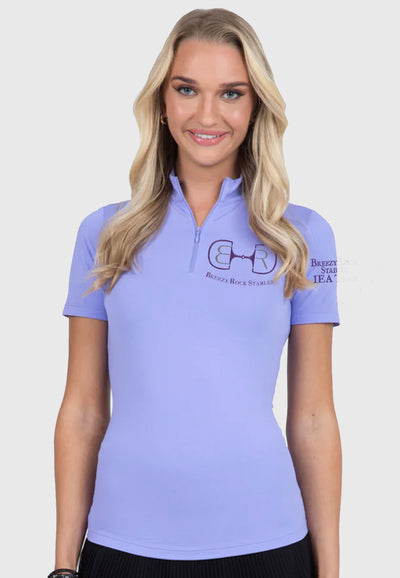 Breezy. Rock Stables IBKÜL® LADIES SOLID SHORT SLEEVE SUN SHIRT, 2 Color Options