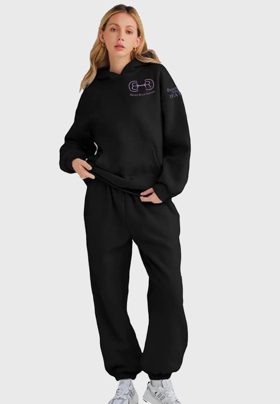 Breezy Rock Stables 2-PIECE LOUNGE HOODIE OVERSIZED SWEATSUIT SET