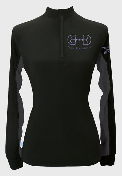 Breezy Rock Stables IAH Custom Black Sun Shirt, Adult Sizes + Youth Sizes