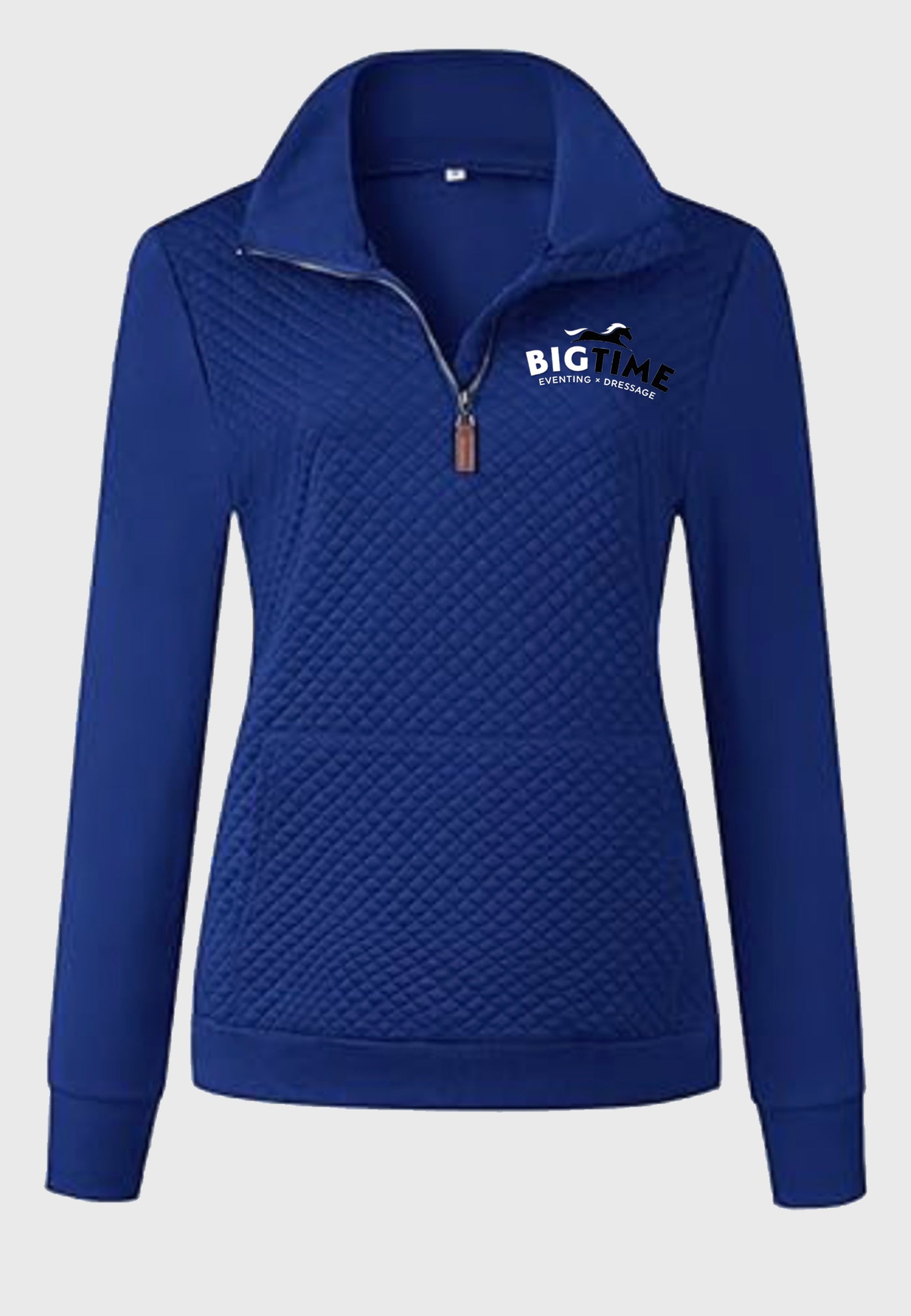 Bigtime Eventing BTFBM Ladies Quilted 1/4 Zip Sweatshirt, 3 color Options