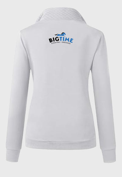 Bigtime Eventing BTFBM Ladies Quilted 1/4 Zip Sweatshirt, 3 color Options