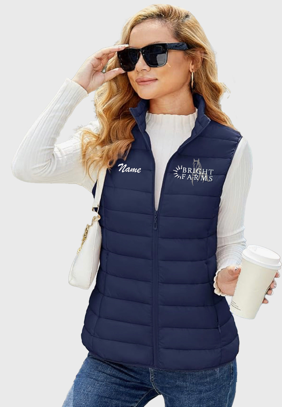 Bright Farms MAGCOMSEN Lightweight Women's Puffer Vest