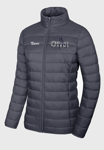 Bright Farms MAGCOMSEN Ladies Lightweight Puffer Jacket, 2 Color Options