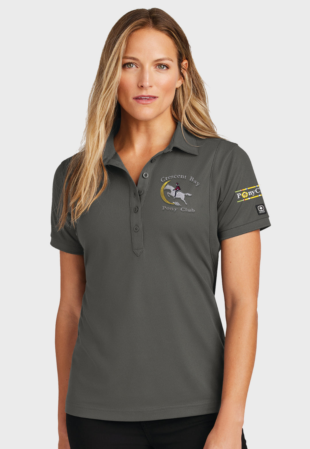 Crescent Bay Pony Club OGIO® - Jewel Polo, Ladies + Mens Styles