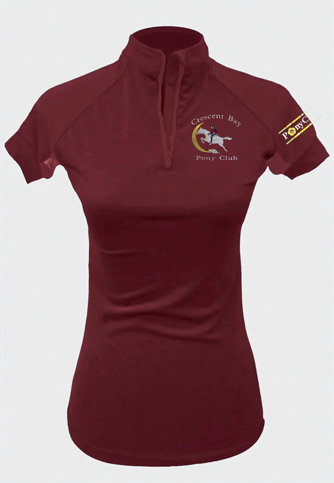 Crescent Bay Pony Club Short Sleeve Custom Sun Shirt - Adult + Youth Sizes