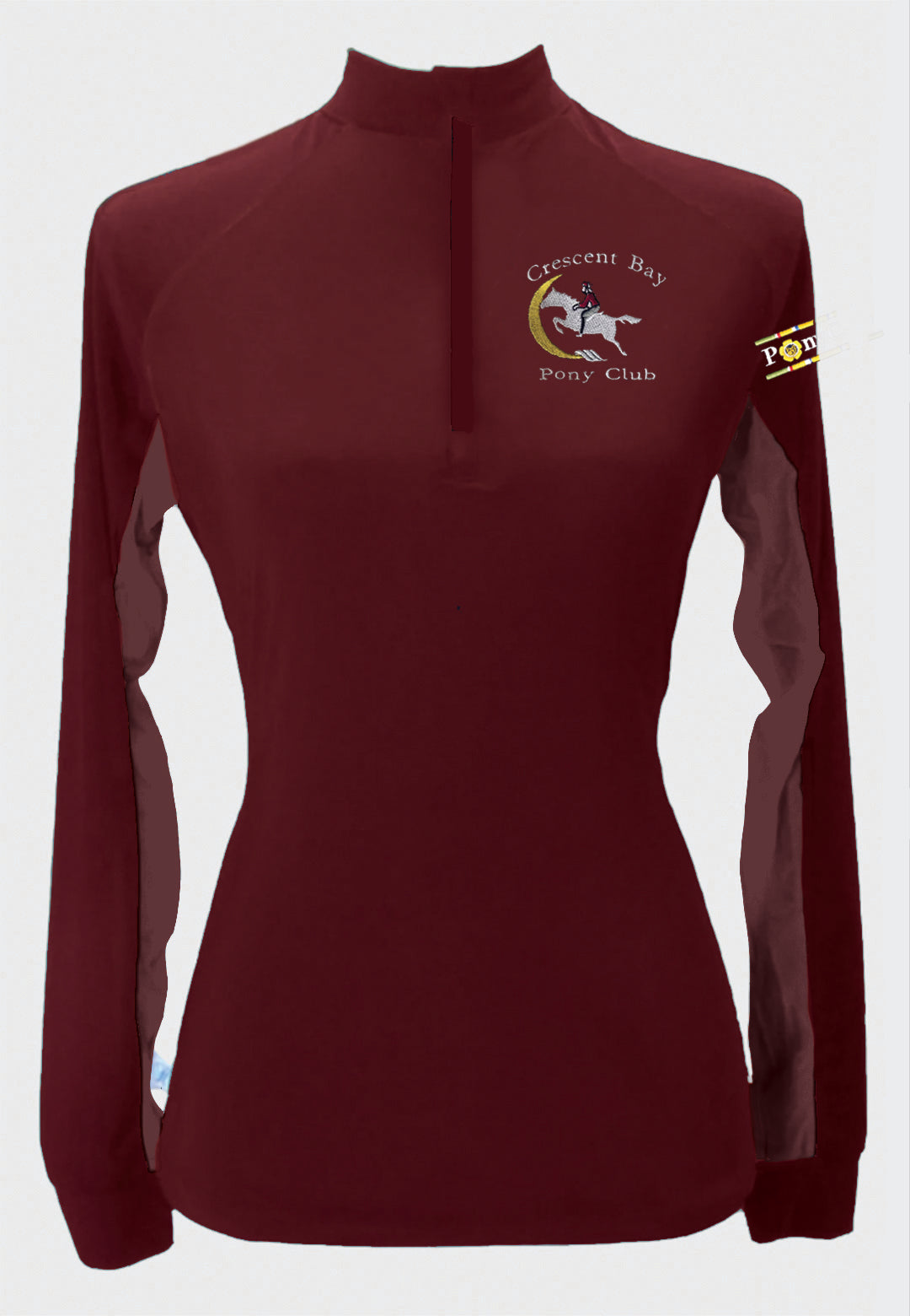 Crescent Bay Pony Club IAH Custom Solid Sun Shirt, Adult + Youth Sizes