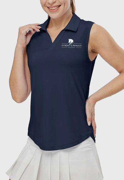 Coda Cavallo Dressage BGOWATU Women's Sleeveless Collared Shirt