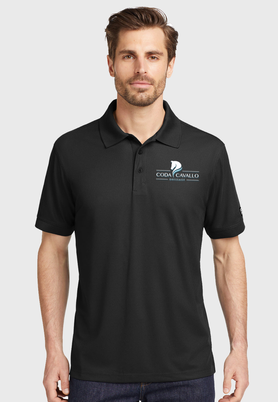 Coda Cavallo Dressage OGIO® Mens Caliber 2.0 Polo, 2 Color Options