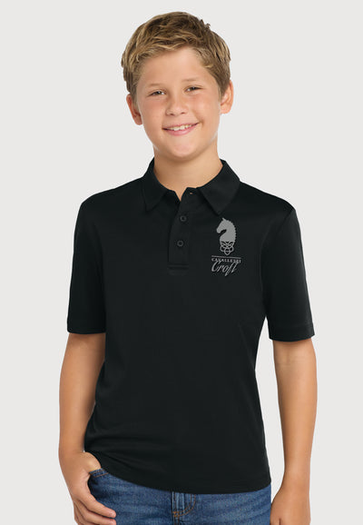 Cavalletti Croft Youth Port Authority® Silk Touch™ Performance Polo, 2 Color Options