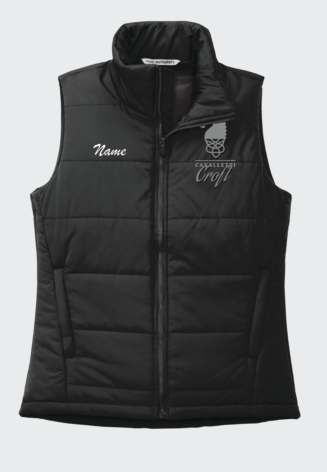 Cavalletti Croft Port Authority® Black Puffer Vest, Ladies + Mens Styles