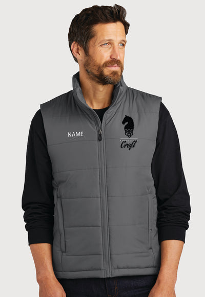 Cavalletti Croft Port Authority® Grey Puffer Vest, Ladies + Mens Styles