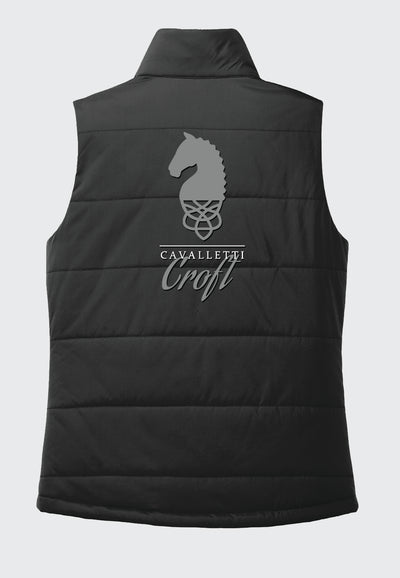 Cavalletti Croft Port Authority® Black Puffer Vest, Ladies + Mens Styles