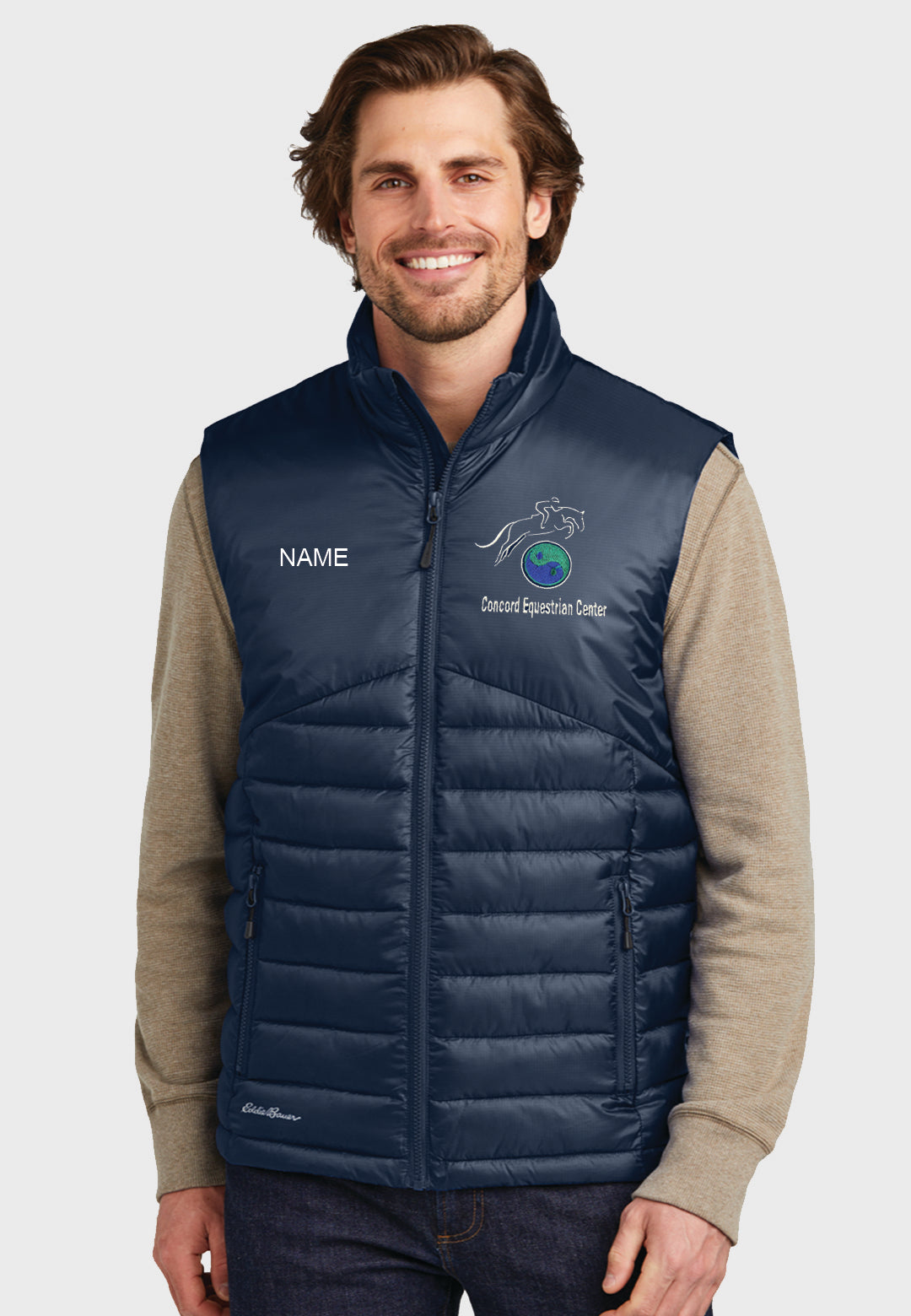 Concord Equestrian Center Eddie Bauer ® Mens Quilted Vest