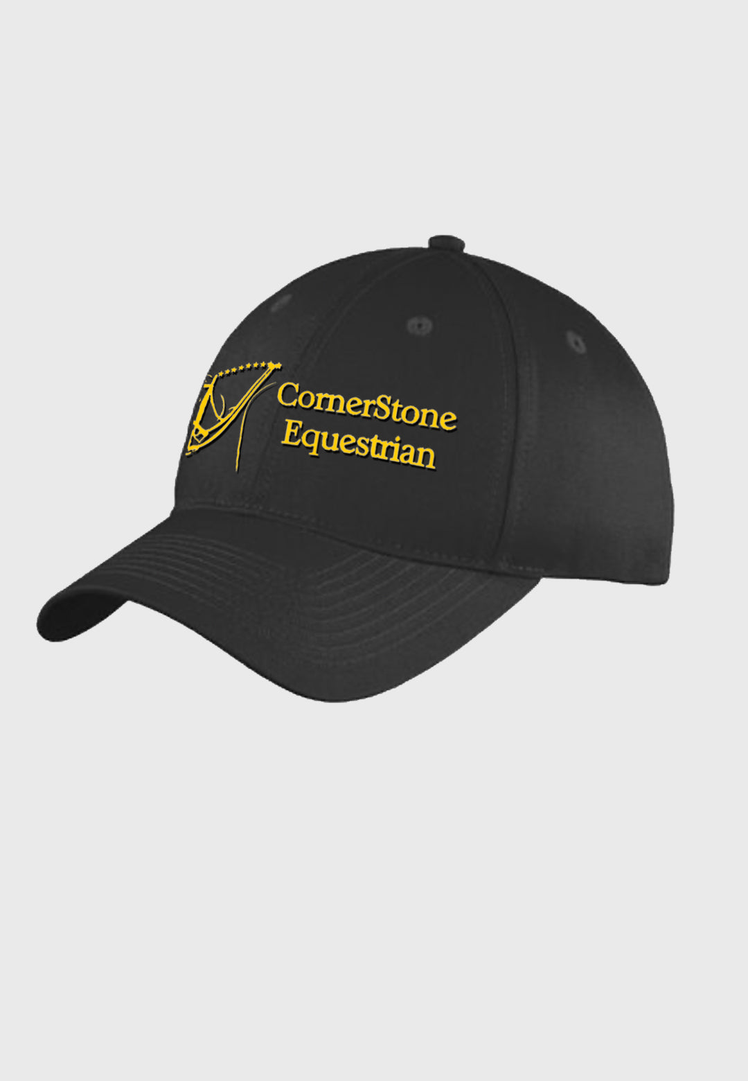 Cornerstone Equestrian Port & Company® Six-Panel Unstructured Twill Cap