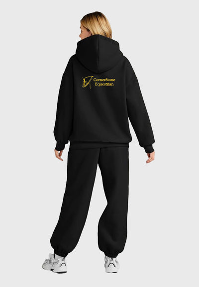 Cornerstone Equestrian AUTOMET Women's 2 Piece Black Sweatsuit