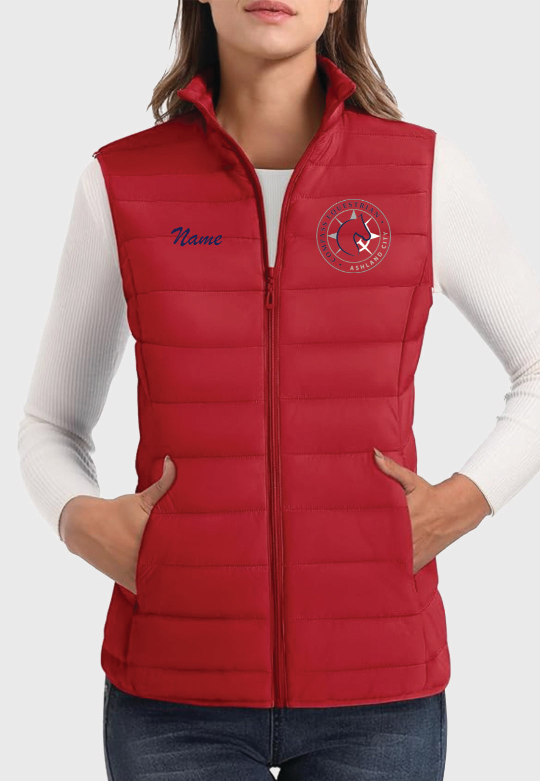 Compass Equestrian MAGCOMSEN Lightweight Women's Puffer Vest, 2 color options