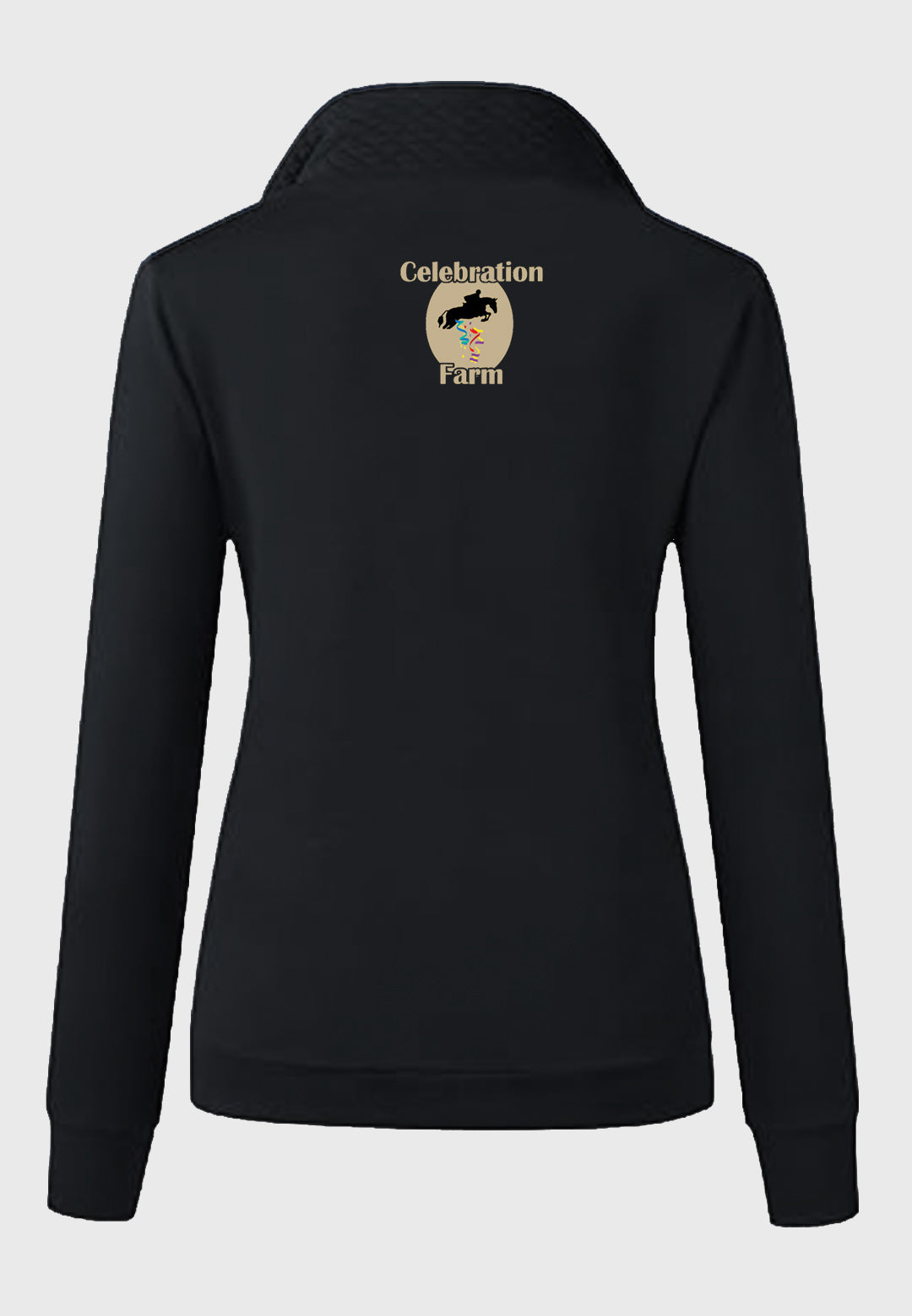 Celebration Farm BTFBM Ladies Quilted 1/4 Zip Sweatshirt, 2 Color Options