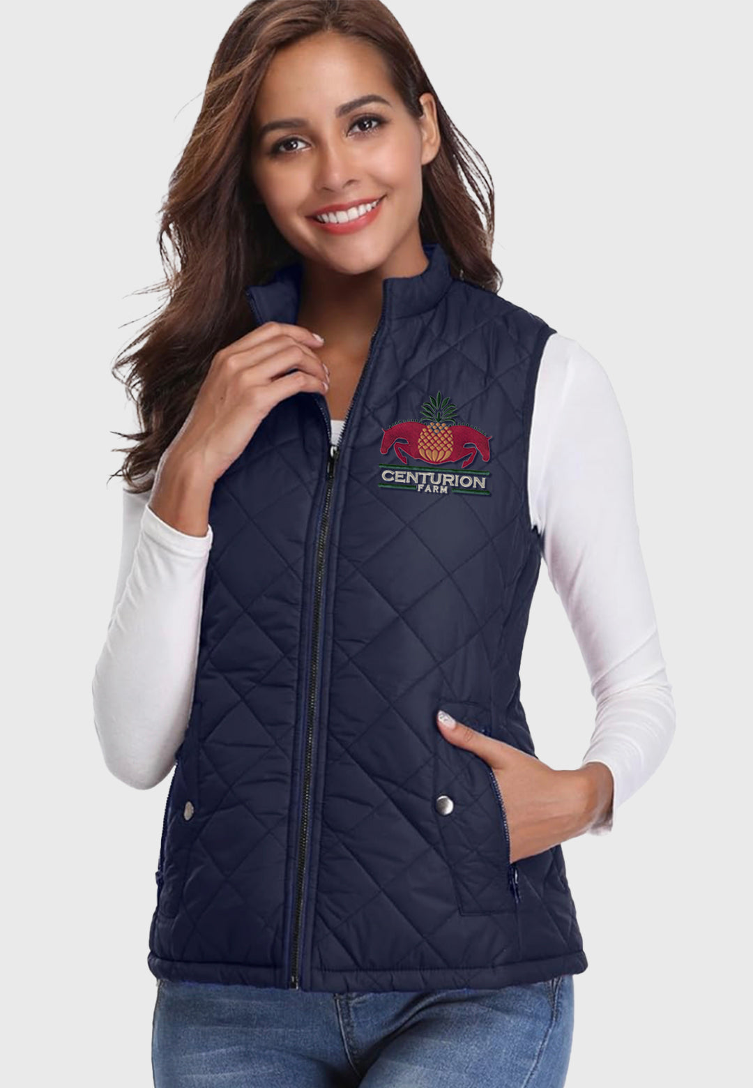 Centurion Farm Miss Molly Quilted Vest, 2 Color Options