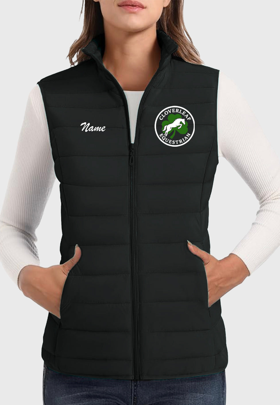 Cloverleaf Equestrian MAGCOMSEN Lightweight Women's Puffer Vest, 2 Color Options