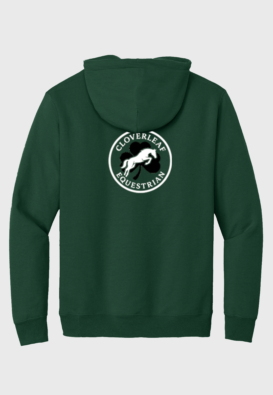 Cloverleaf Equestrian Port & Company® Essential Adult Fleece Pullover Hooded Sweatshirt, 2 Color Options