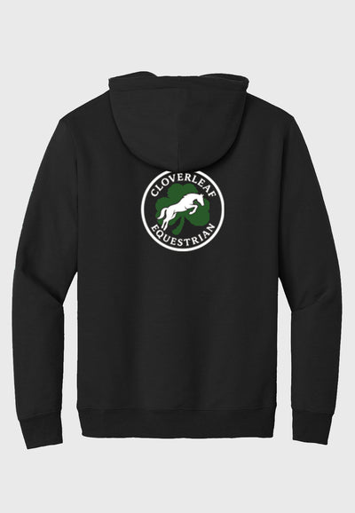 Cloverleaf Equestrian Port & Company® Essential Adult Fleece Pullover Hooded Sweatshirt, 2 Color Options