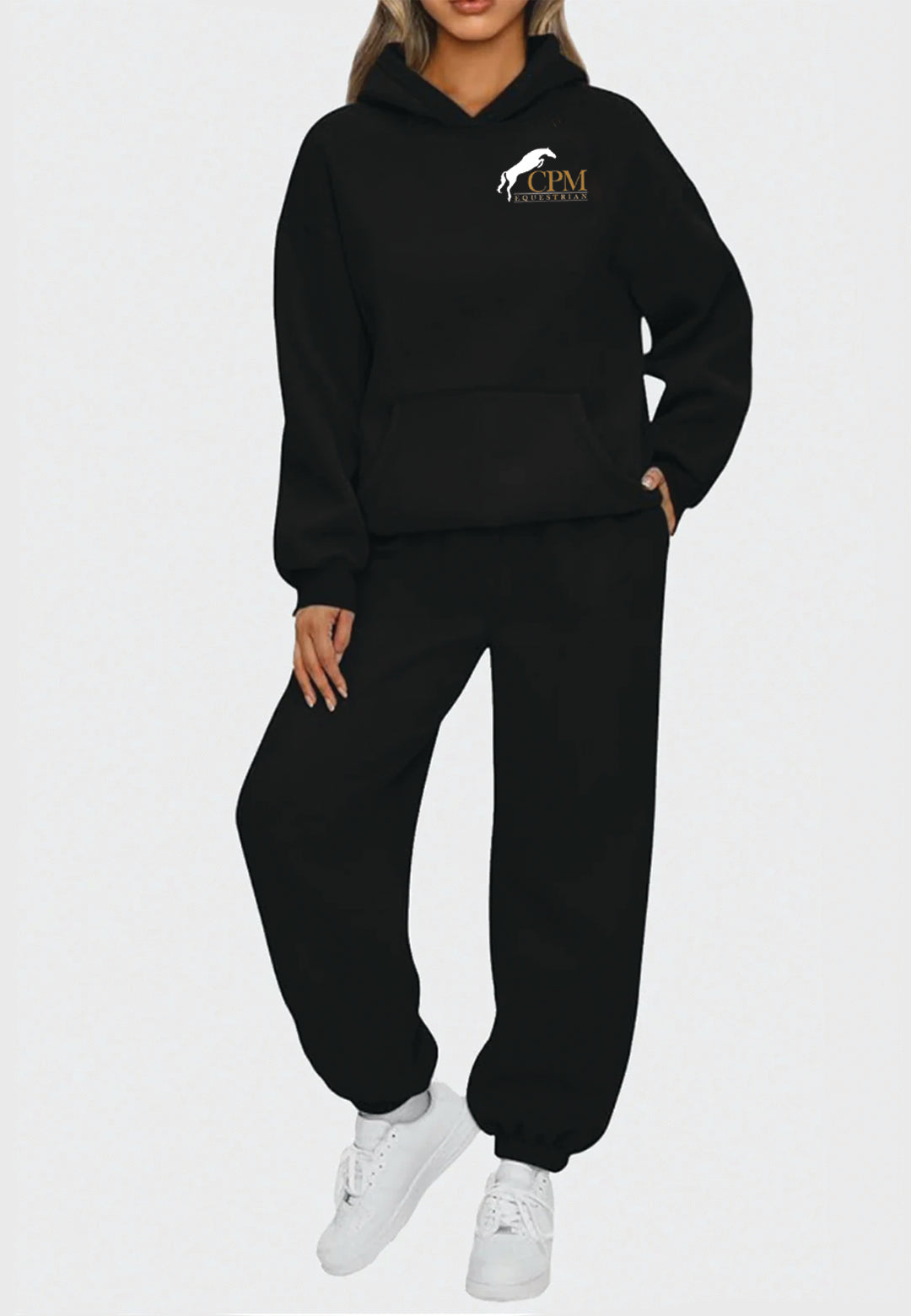 CPM Equestrian 2-PIECE LOUNGE HOODIE OVERSIZED SWEATSUIT SET