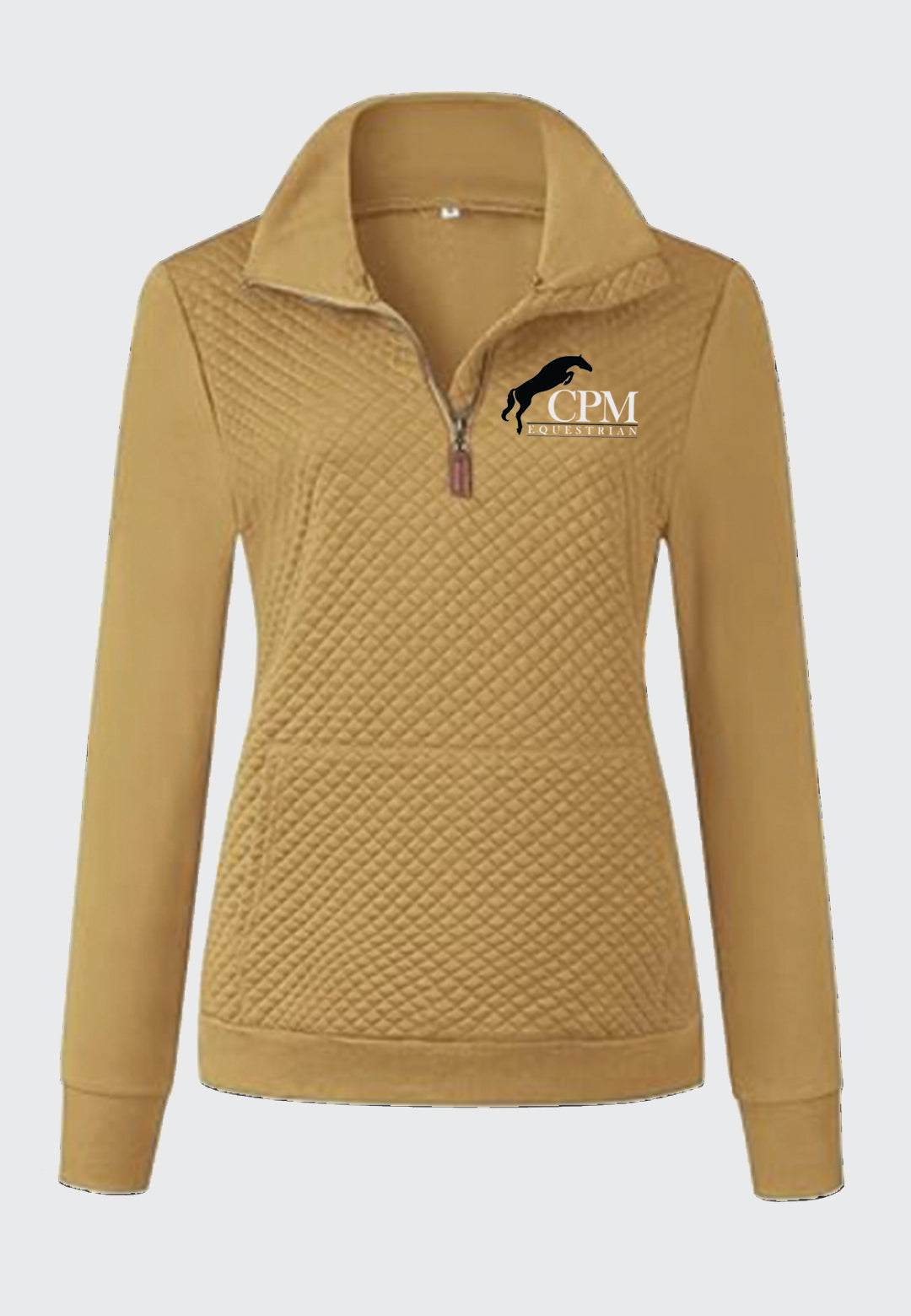 CPM Equestrian Quilted Lightweight 1/2 Zip Long Sleeve, 2 Color Options