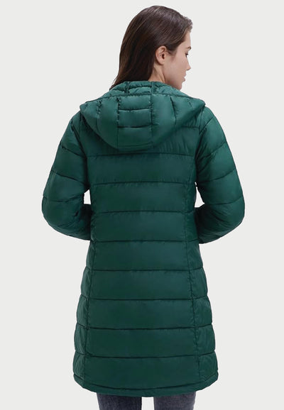 Cal Poly Pomona Equestrian Team ROYAL MATRIX Ladies Packable Long Puffer Jacket with Hood