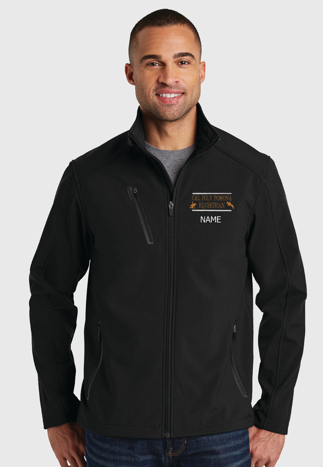 Cal Poly Pomona Equestrian Team Port Authority® Welded Mens Soft Shell Jacket