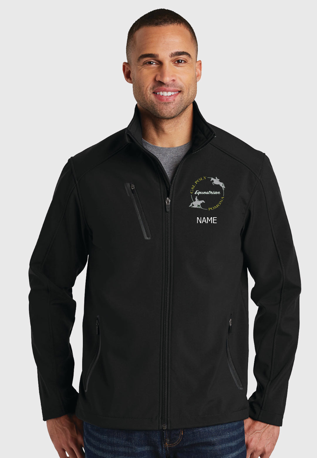 Cal Poly Pomona Equestrian Team Port Authority® Welded Mens Soft Shell Jacket - Circle Logo