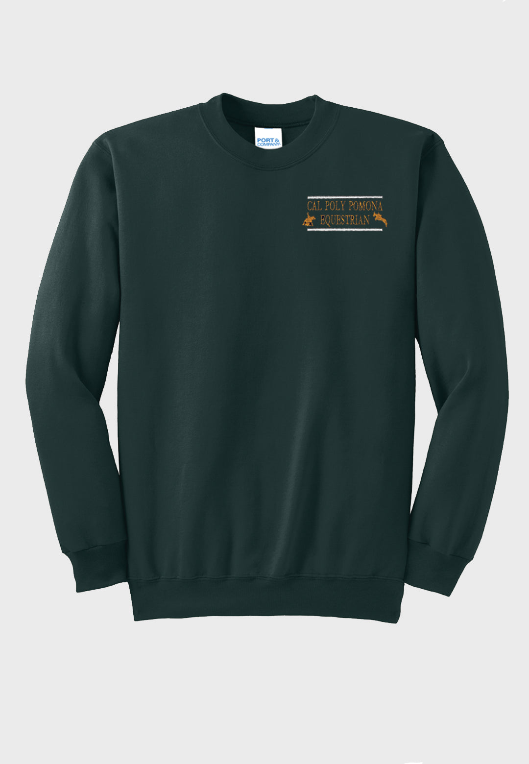 Cal Poly Pomona Equestrian Team Port & Company® Essential Fleece Crewneck Sweatshirt (Adult Unisex)