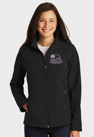 Corralitos Riding Club Port Authority® Ladies Core Soft Shell Jacket, 3 Logo choices