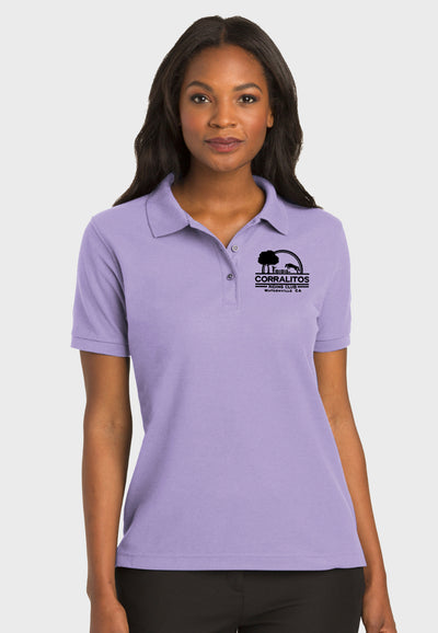 Corralitos Riding Club Port Authority® Ladies Silk Touch™ Long Sleeve Polo - 2 Color Options