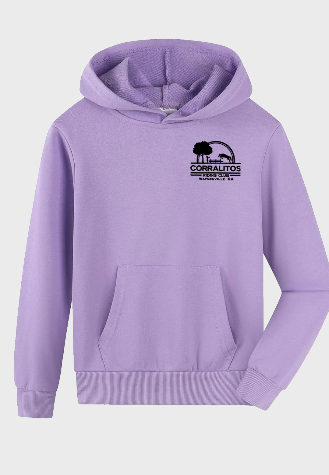 Corralitos Riding Club Spring & Gege Youth Soft Hooded Pullover Sweatshirt, 2 Color Options