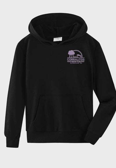 Corralitos Riding Club Spring & Gege Youth Soft Hooded Pullover Sweatshirt, 2 Color Options