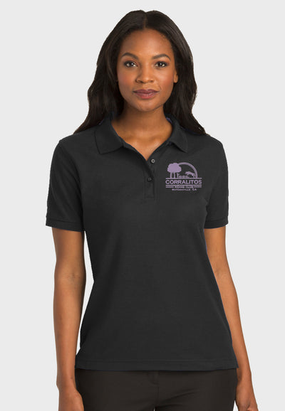 Corralitos Riding Club Port Authority® Ladies Silk Touch™ Long Sleeve Polo - 2 Color Options