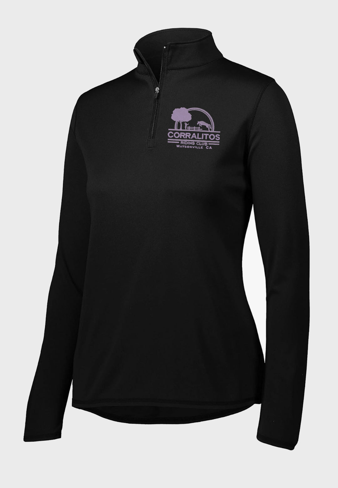 Corralitos Riding Club Augusta Sportswear Women's Ladies Attain Wicking 1/4 Zip Pullover