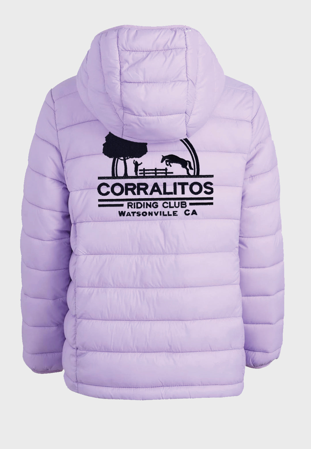 Corralitos Riding Club URBAN REPUBLIC Girls' Packable Water Resistant Bubble Puffer Jacket