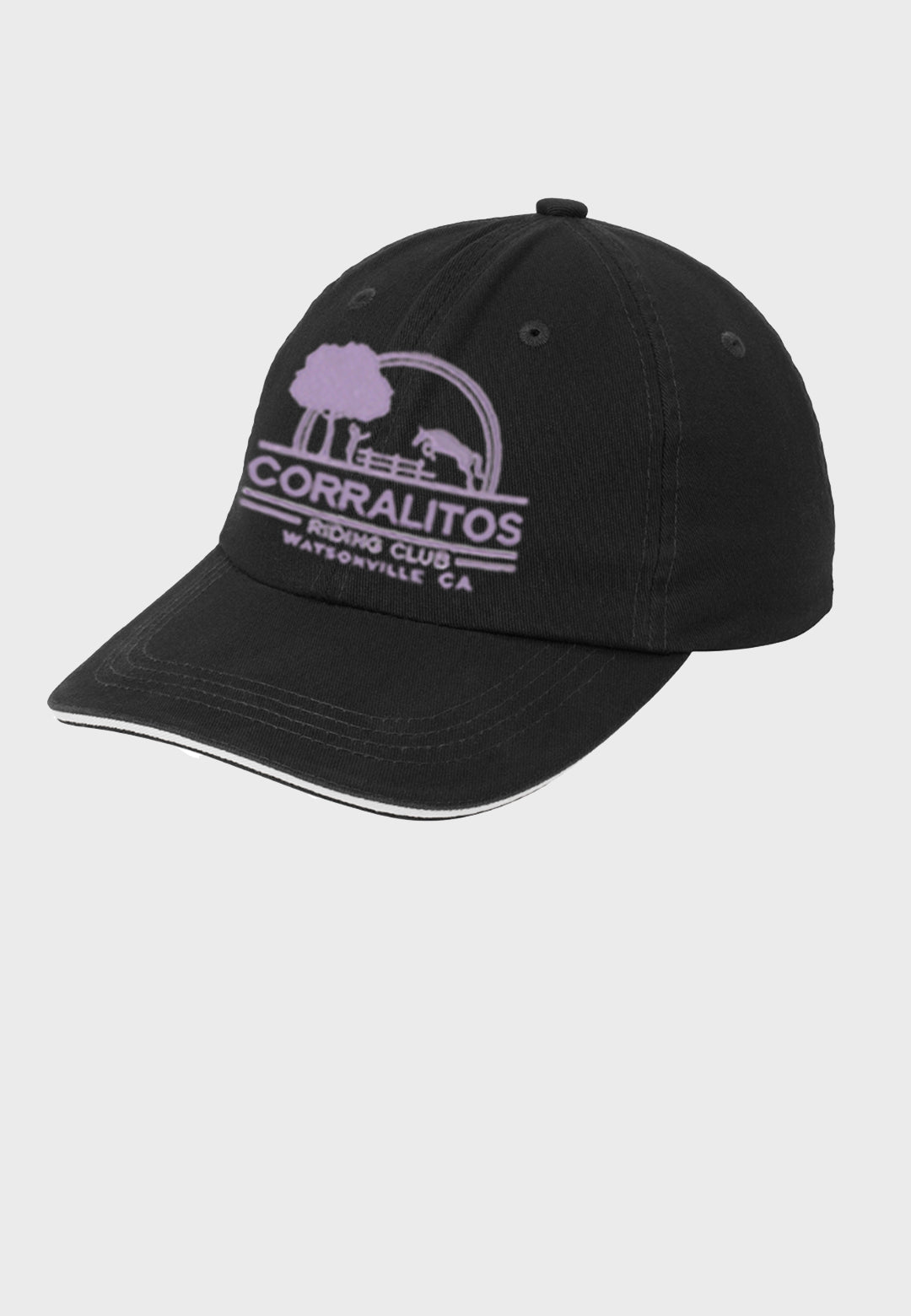 Corralitos Riding Club Port Authority® Sandwich Bill Cap with Striped Closure