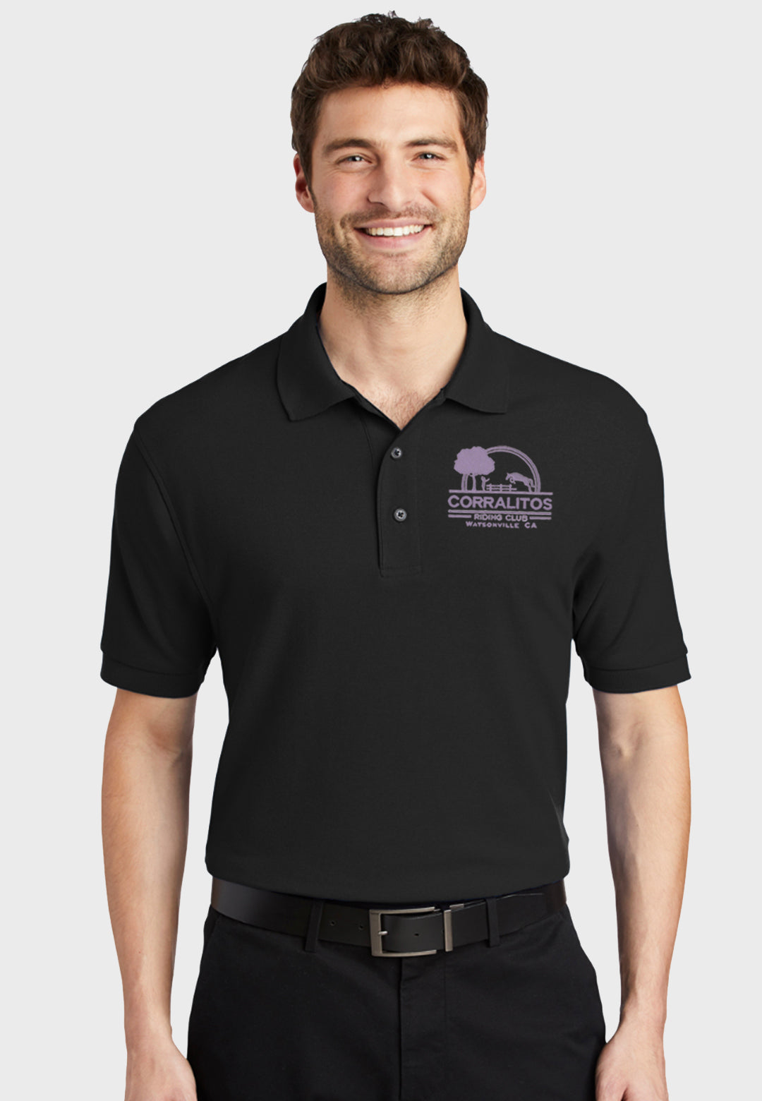 Corralitos Riding Club Port Authority® Silk Touch™ Polo - Mens Sizes, 2 Color Options