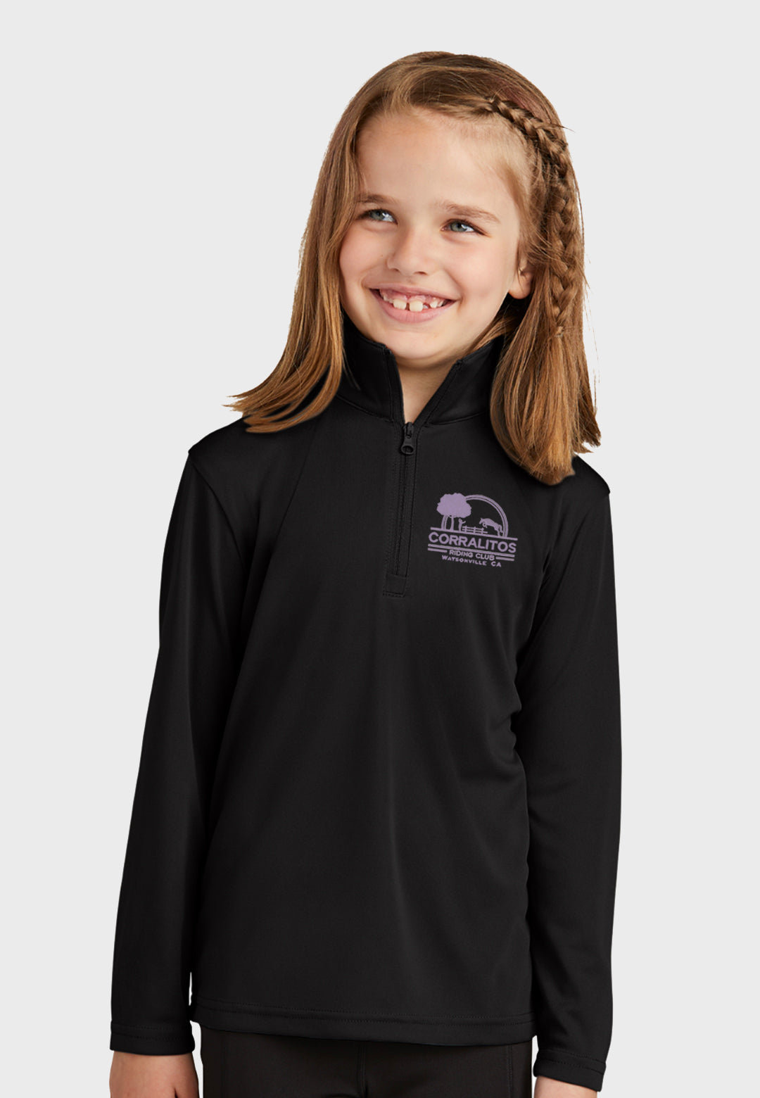 Corralitos Riding Club Sport-Tek ®Youth PosiCharge ®Competitor ™1/4-Zip Pullover