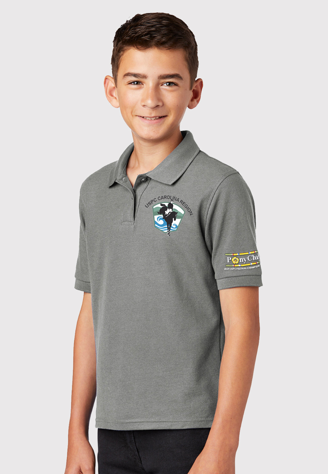 Carolina Region Port Authority® Youth Silk Touch™ Polo