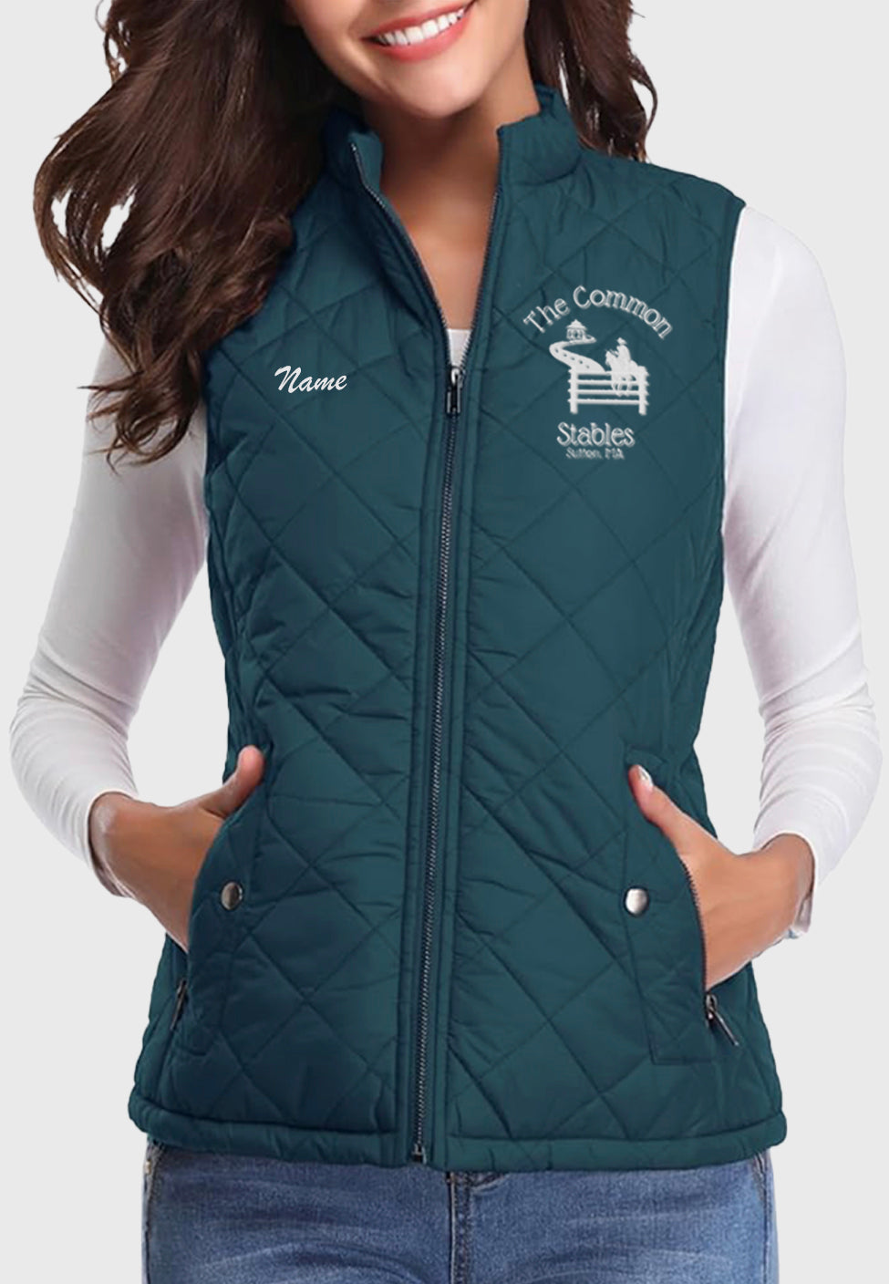 The Common Stables Fuinloth Women's Quilted Vest, 2 Color Options