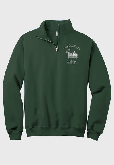 The Common Stables Jerzees® - NuBlend® 1/4-Zip Cadet Collar Sweatshirt - Adult Sizes